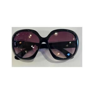 Ray-Ban Sunglasses JACKIE OHH II-Black Frames with Gradient Violet Lenses-New